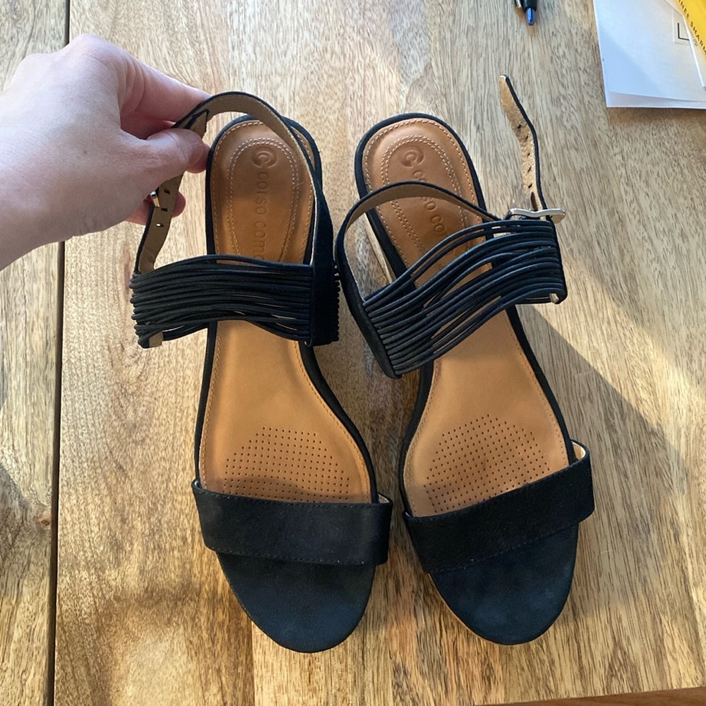 Corso Como cork wedges